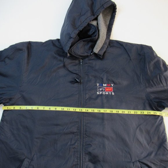 VINTAGE TOMMY HILFIGER TOMMY USA SPORTS HOODED JACKET RARE SIZE M - Picture 8 of 12